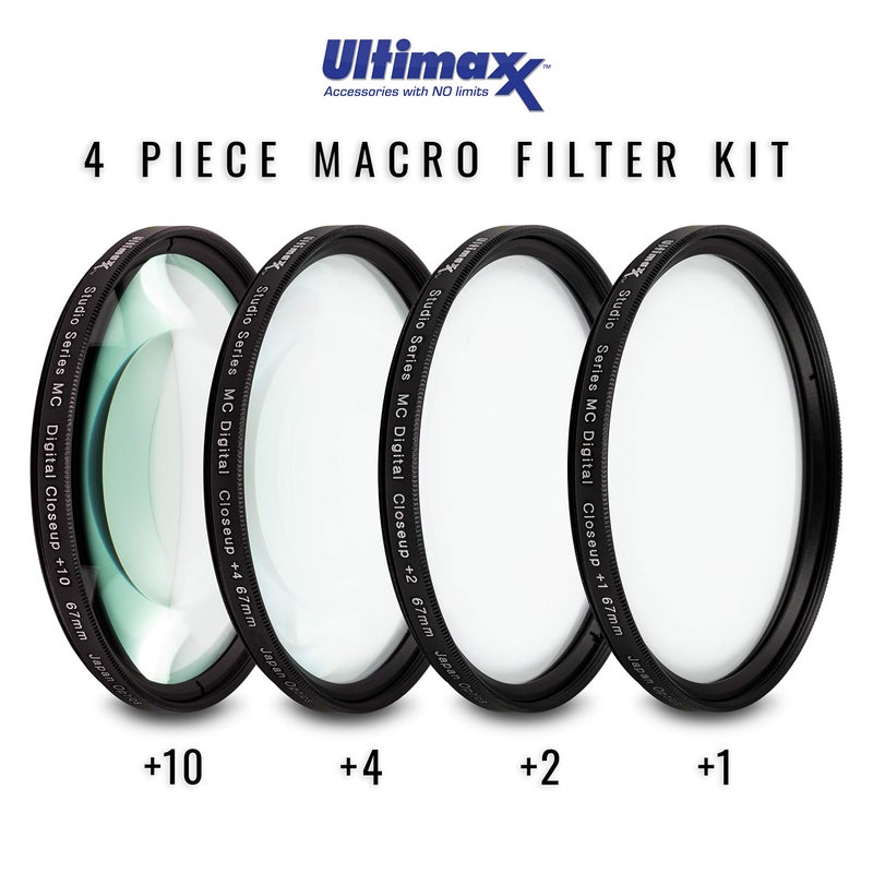 Ultimaxx 52MM Complete Lens Filter Accessory Kit: 6 Gradual Color Filters + UV CPL FLD + Macro Close Up (+1 +2 +4 +10) Set - Image 3